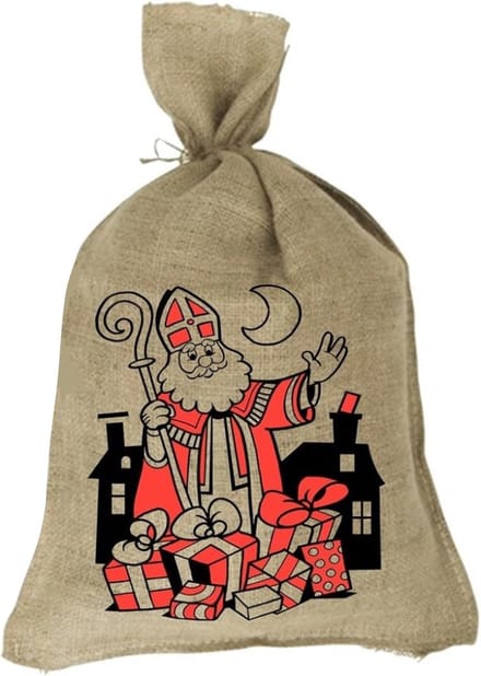 Sinterklaaszak - Jute zak - Jutezak 80x50 cm - 2 stuks