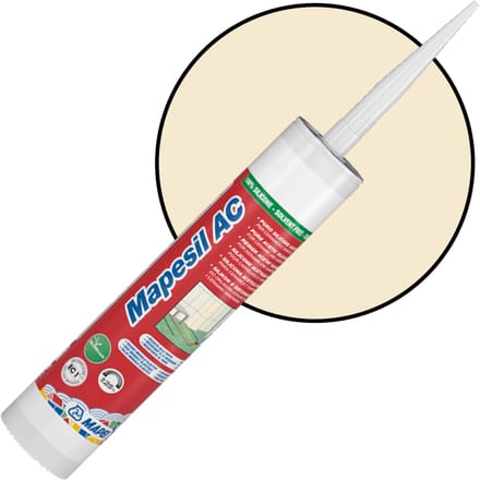 MAPEI Mapesil AC Siliconenkit - Voor Afdichten Van Voegen - Kleur 131 Vanilla - 310 ml