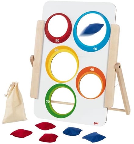 GOKI Werpspel - Goals - 30X45X2Cm - 6 Werpzakjes - 4 Jaar