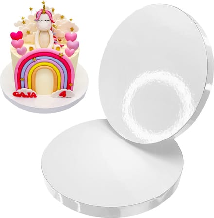 Brand4Cake Premium – Cake Drum 26 cm – Wit – 2 cm Dik – Versterkte Rand
