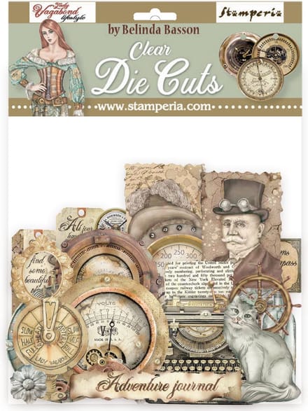 Stamperia Lady Vagabond Lifestyle Clear Die Cuts (DFLDCP21)