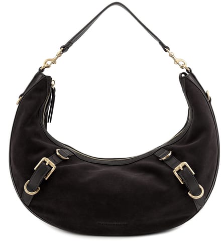 LES VISIONNAIRES Enya Schoudertas Leer 46 cm - Dames - chocolate brown