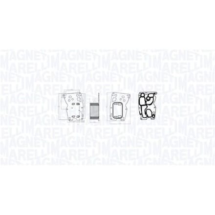Olie radiator, motorolie MAGNETI MARELLI 350300000300