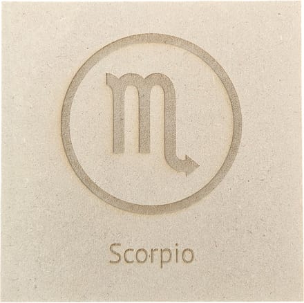 MGM Trading - Horoscoop - Schorpioen - Scorpio - 3mm MDF - 15 bij 15 cm - Laser gegraveerd