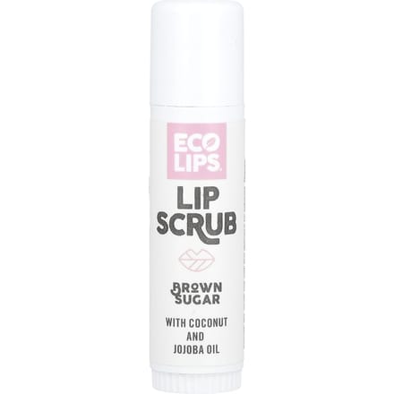 Eco Lips, Lip Scrub, Brown Sugar, 0.56 oz (17 g) white