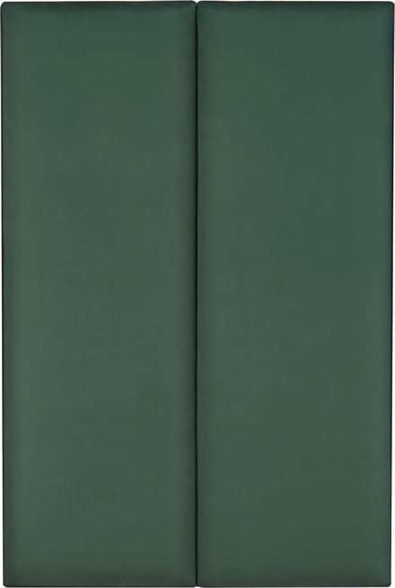 Gestoffeerde wandpanelen Carpino set van 2 fluweel 90x30 cm donkergroen [neu.haus]