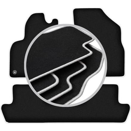 CARLUX-SILVER automatten voor: Peugeot 5008 I crossover (2009-2017)
