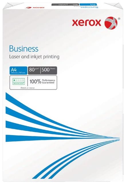 Kopieerpapier xerox business a4 80gr wit | 5 stuks