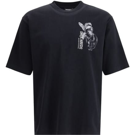 Dsquared² Zwarte Katoenen T-Shirt