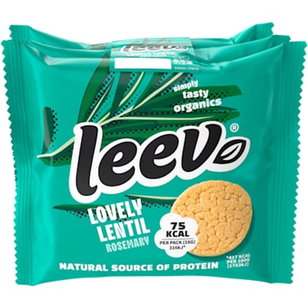 Leev Bio Lovely Lentil Cakes Rosemary 54GR