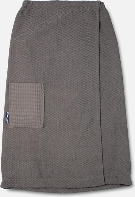 Ponchy - Cinza Escuro - Luxe Sauna Handdoek - Sauna Kilt - Dames