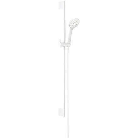 Herzbach DEEP WHITE shower wall bar set Slide M 90 cm 23.690310.1.07
