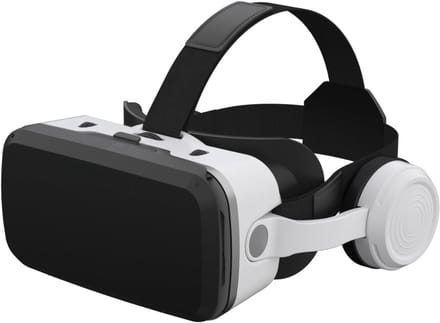 Aura® VR Bril met controllers - VR Bril - VR-brillen - wit - 24 x 22 x 12 cm