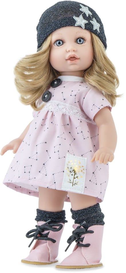 Marina - Pau pop Petit Soleil Carol 30cm - speelgoedpop multicolor.