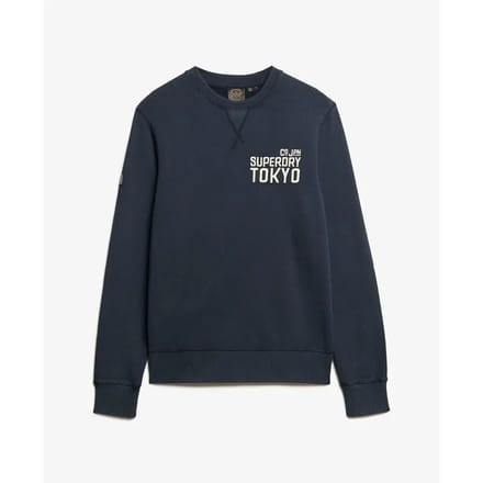 Superdry - Workwear sweatshirt met applicatie - Heren - Truien