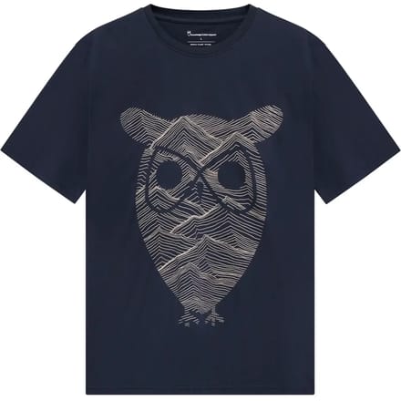 T-shirt met print aan de voorkant KnowledgeCotton Apparel