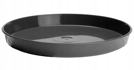 Galicja - Grafietkleurige Pot Onderlegger - 25cm - Vorstbestendig - Lichtehout Look
