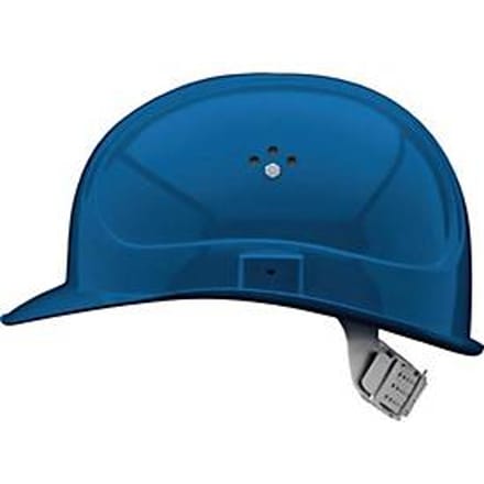 VOSS veiligheidshelm INAP-Master 6, EN 397, polyetheen, signaalblauw, hoofdomtrek 51-64 cm, 6-punts harnas, 30 helmen/doos