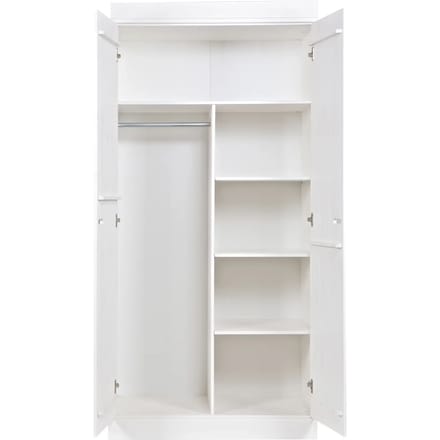 WOOOD Connect Kledingkast Interieurpakket 2-Deurs - Melamine - wit