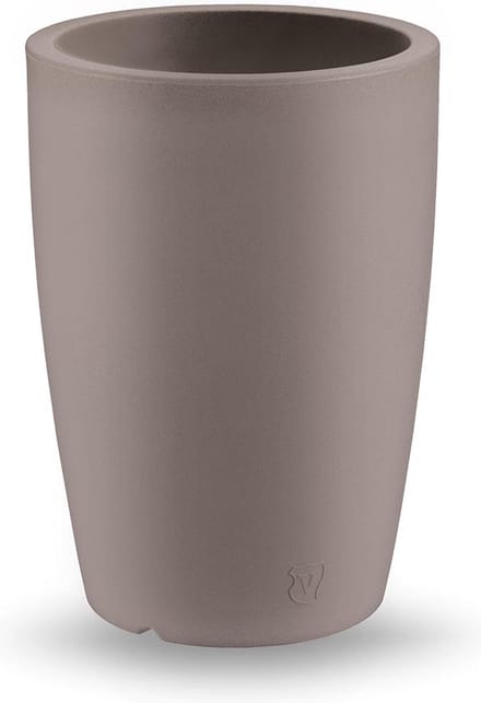 VECA - Bloempot Genesis, rond, H50 cm, taupe