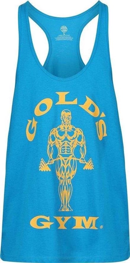 GGVST003 MUSCLE JOE PREMIUM STRING VEST - TURQUOISE - XL