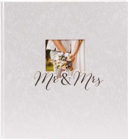 Goldbuch GOLDBUCH - Mr. & Mrs. trouwalbum 30x31 08388 Fotoalbum (b x h) 30 cm x 31 cm Crème 60 bladzijden