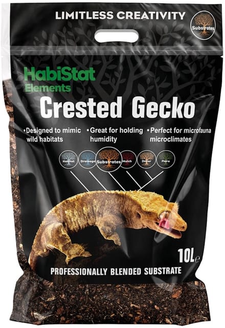 HabiStat Wimpergekko Substraat - Bodembedekking Wimpergekko