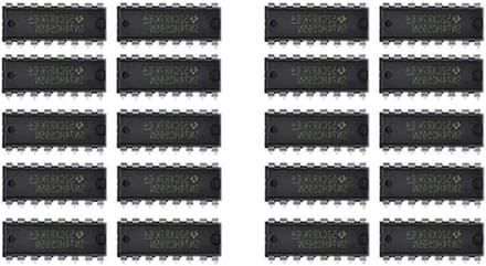 Logic-Shift Register - Geïntegreerd Circuit - Elektronische Projecten - 8-bit Seriële Uitbreiding - DIP-16 Pakket - Zwart