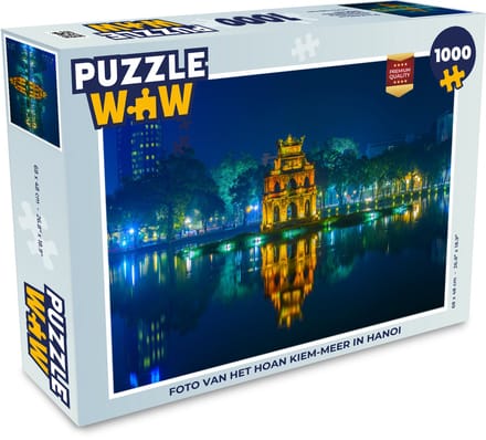 Puzzel Hanoi - Avond - Meer - Legpuzzel - Puzzel 1000 stukjes volwassenen