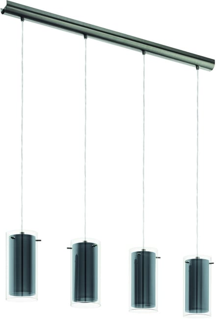 EGLO Pinto Textil Hanglamp - E27 - 94,5 cm - Grijs