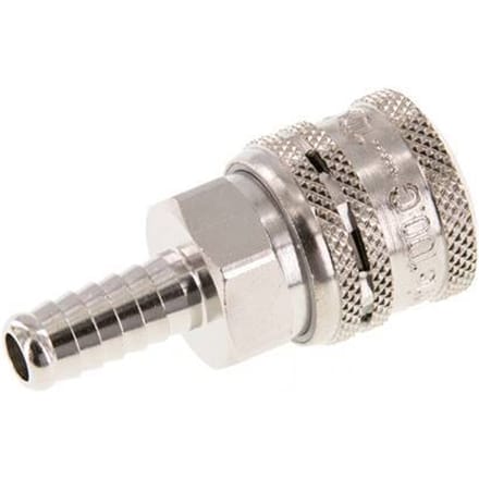Staal/Messing DN 7.2 (Euro) Safety Luchtkoppeling Snelkoppeling 9 mm Slangpilaar