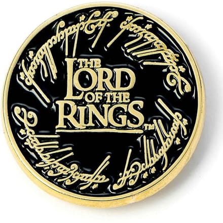The Lord Of The Rings Speld - Logo - voor Geen - goudkleurig