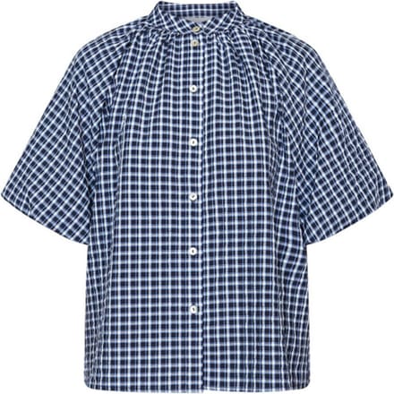 SISTERS POINT ELICE-SS3 - Dames top - Black check - Maat S