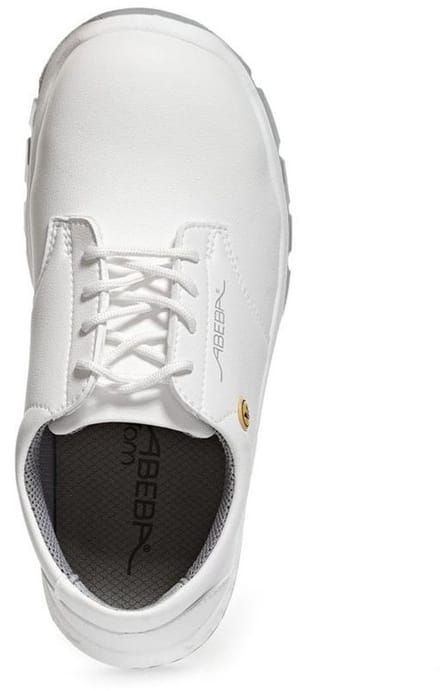 Abeba 32131 S2 werkschoenen | laag model | dames & heren | wit | met stalen neus | ESD | maat 48