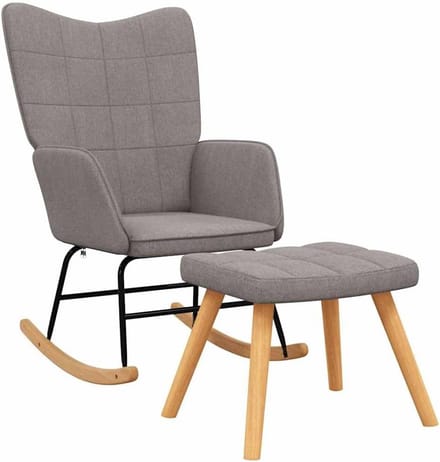 Relaxfauteuil met voetsteun - stoffen tuin hangmat