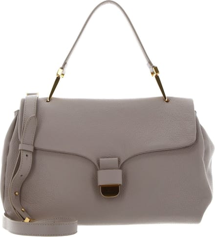 COCCINELLE Leren Schoudertas Soft Handbag Powder Pink Beige