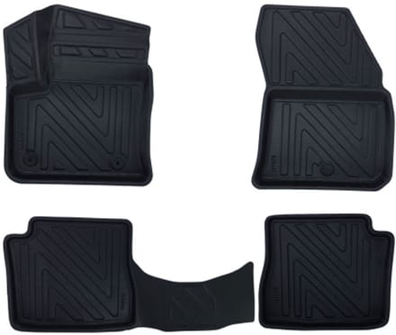 Rubbermatten Peugeot e-2008 2020-heden (complete set) - Premium carbonlook
