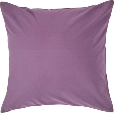 Homescapes Kussensloop 40x40 cm – Paars – 100% Egyptisch Perkal Katoen – 200 TC