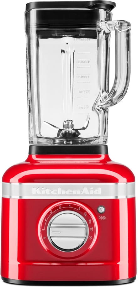 KitchenAid Blender 5KSB4026EER - Artisan - Glazen kan van 1,4 L - 1200W - Smoothie maker - Keizerrood