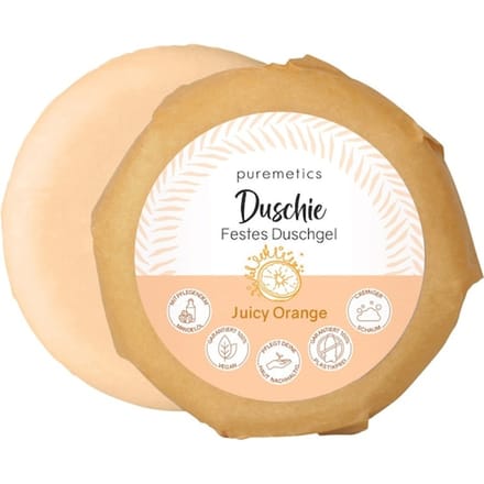 puremetics Doucheverzorging Duschie Sappige Sinaasappel Blokzeep Unisex 60 g