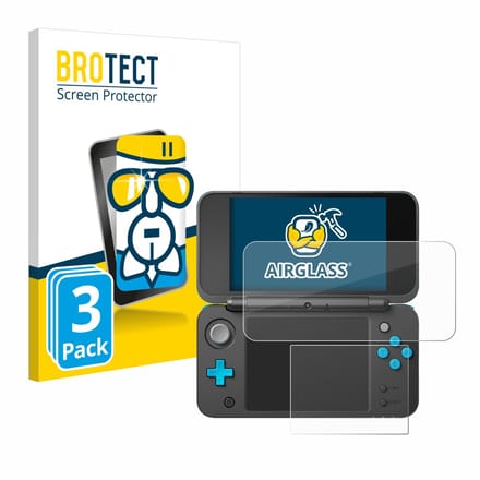 Screenprotector 3 Stuks voor New Nintendo 2DS XL Beschermglas transparant
