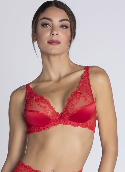 Lise Charmel Splendeur Soie Triangel BH Rood 75 C