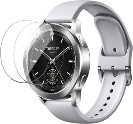 Screenprotector geschikt voor Xiaomi Watch S3 - 2x FlexGuard Screen Protector