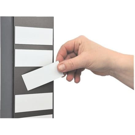 Magnetische INDEXLABELS (70x30mm) voor werkplaatsplanbord / set a 25 stuks