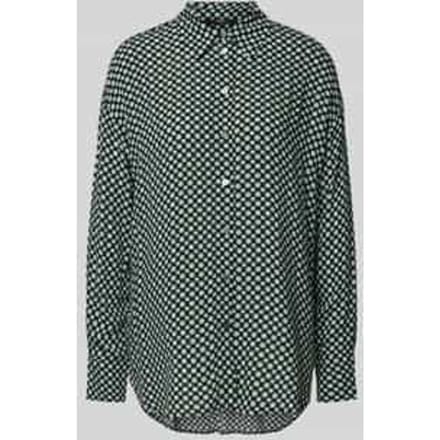 Regular fit overhemdblouse met extra brede schouders