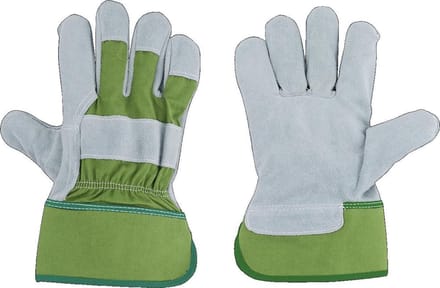 Esschert Design Tuinhandschoenen Basic Leer/polyester Groen Maat L