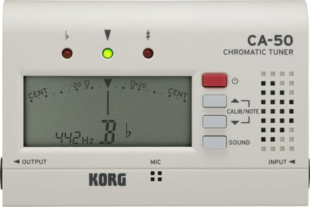 KORG CA-50 CHROMATISCHE STEMAPPARAAT Een draagbare stemoplossing in zakformaat