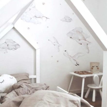 Stickers voor baby's Dekornik Swans/Magic is everywhere