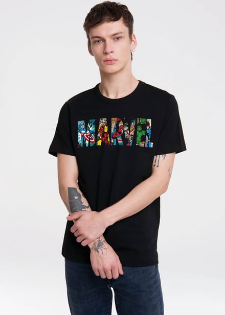 Logoshirt T-Shirt Marvel Comic Colour Logo