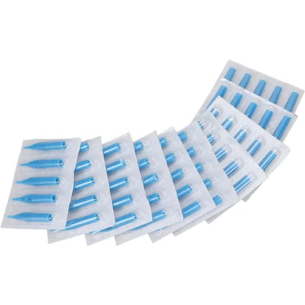 50 stuks Tattoo Naald Tips Set Individuele Verpakking Wegwerp Tattoo Naald Tip Kit voor Tattoo white